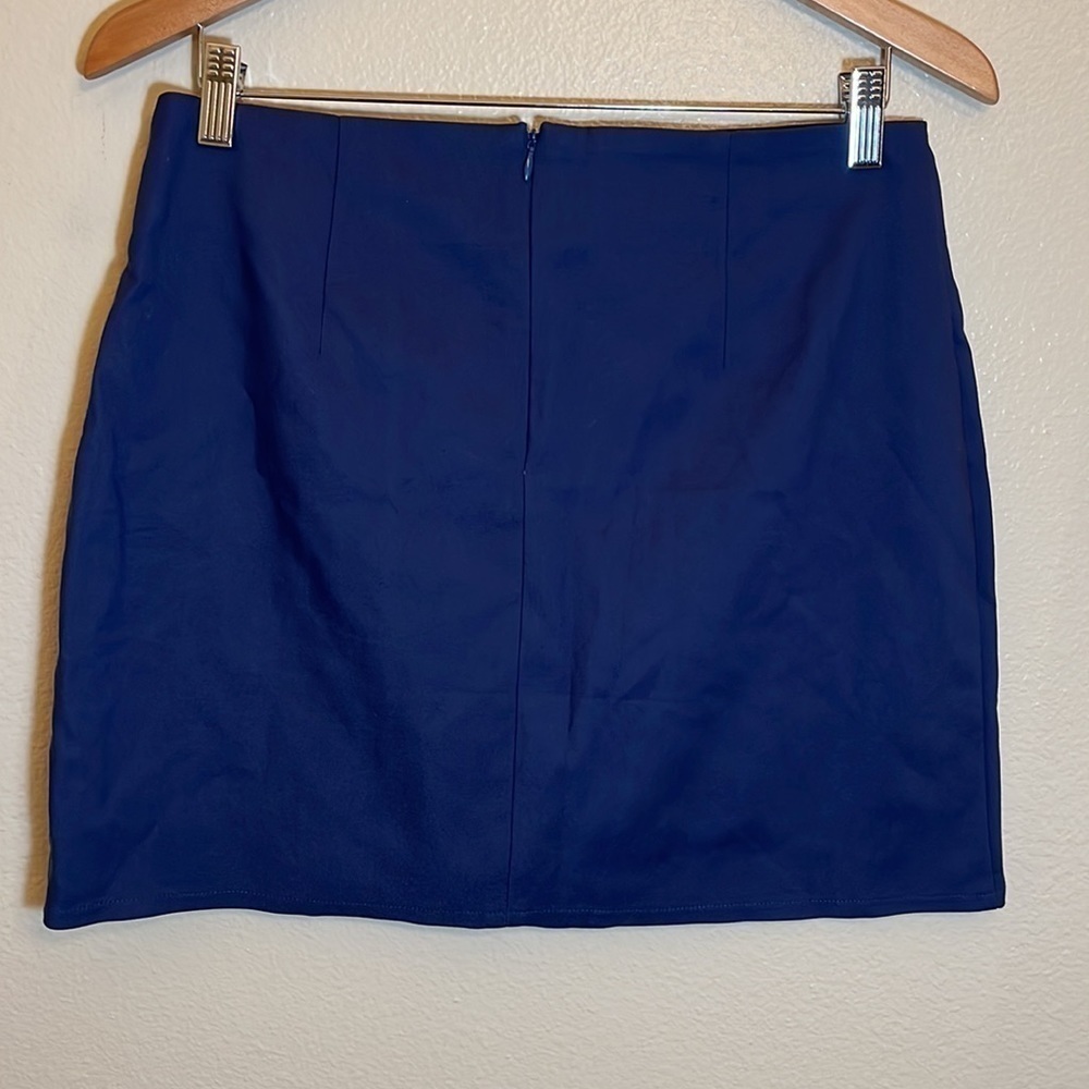 By the Way. Blue Mini Skirt - Picture 6 of 10